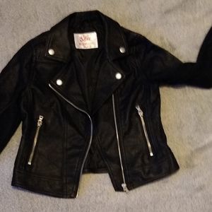 Faux leather Justice jacket